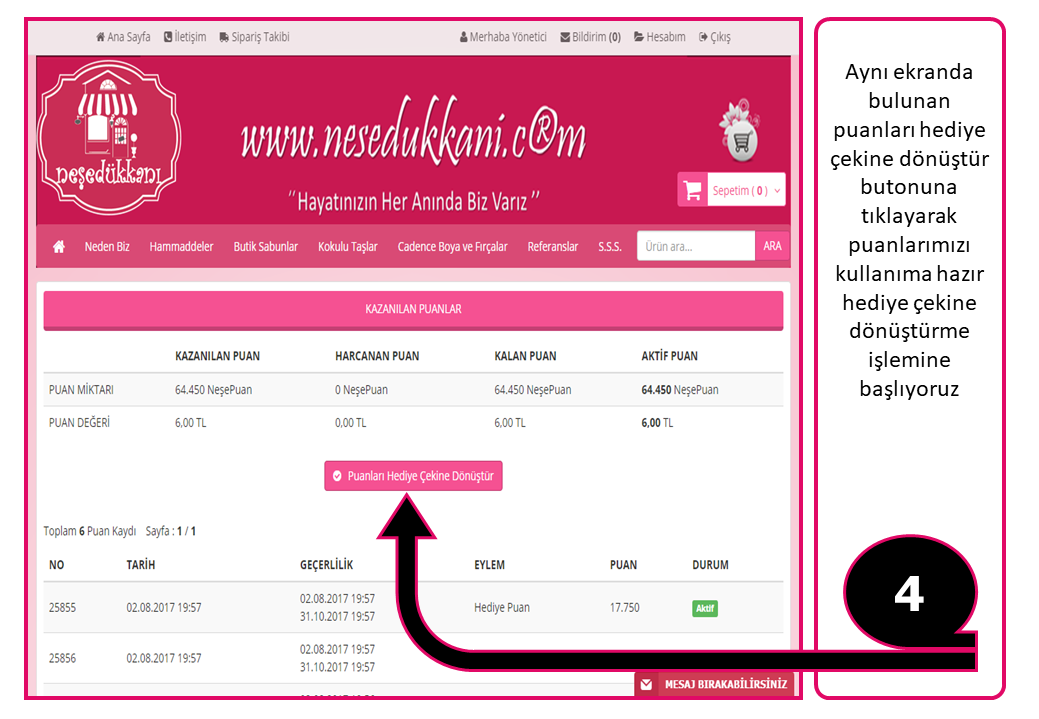 alt="neşe puan kullanım kılavuz4"