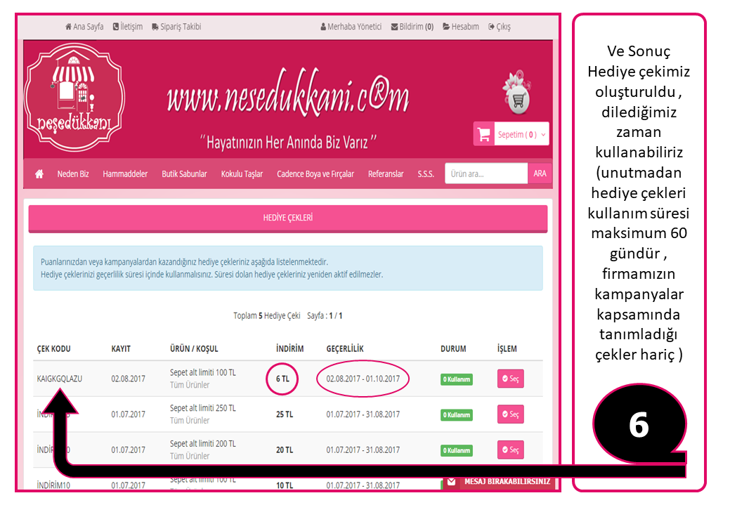 alt="neşe puan kullanım kılavuz6"