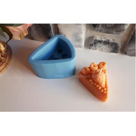 DİLİM PASTA MUM KALIBI