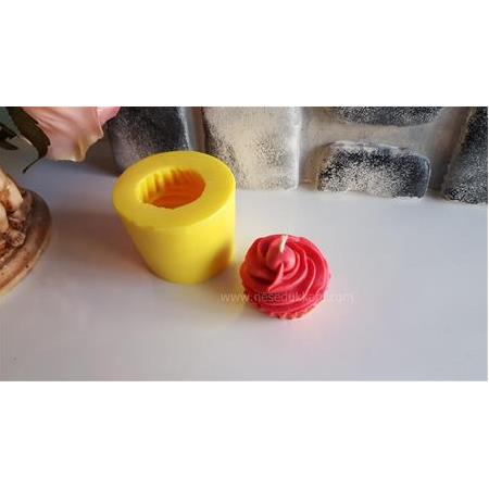 VİŞNELİ CUPCAKE-1 MUM KALIBI
