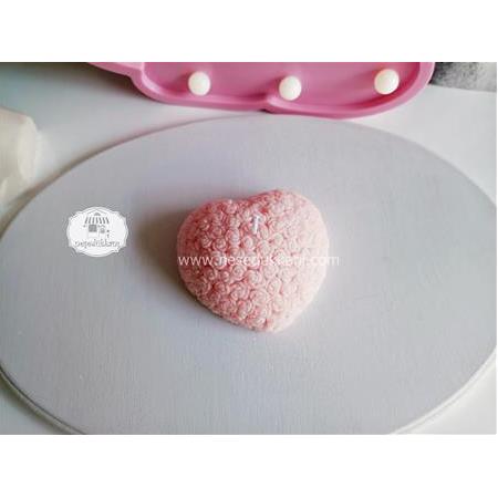 BÜYÜK GÜLLÜ KALP -MUM KALIBI