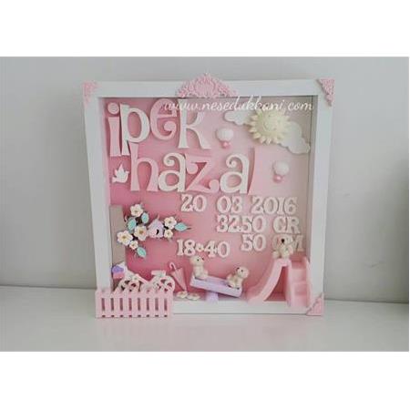 YENİDOĞAN PANO (30X30 CM)  KOKULUTAŞ