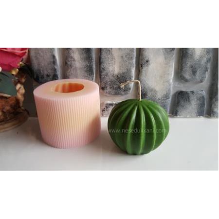 YUVARLAK KAKTÜS MUM KALIBI