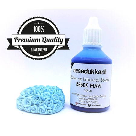 BEBEK MAVİ  PREMİUM BOYA (kokulutaş ve sabun)